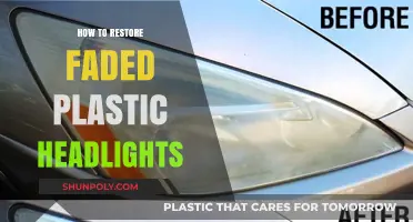 Reviving Faded Plastic Headlights: DIY Restoration Guide