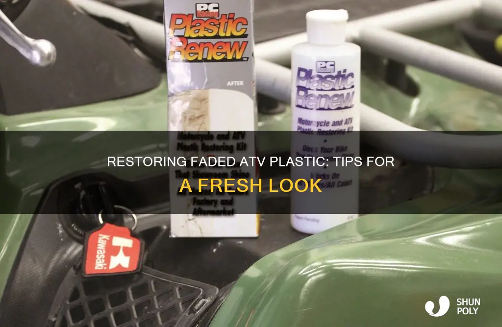 how to restore faded plastic on atv