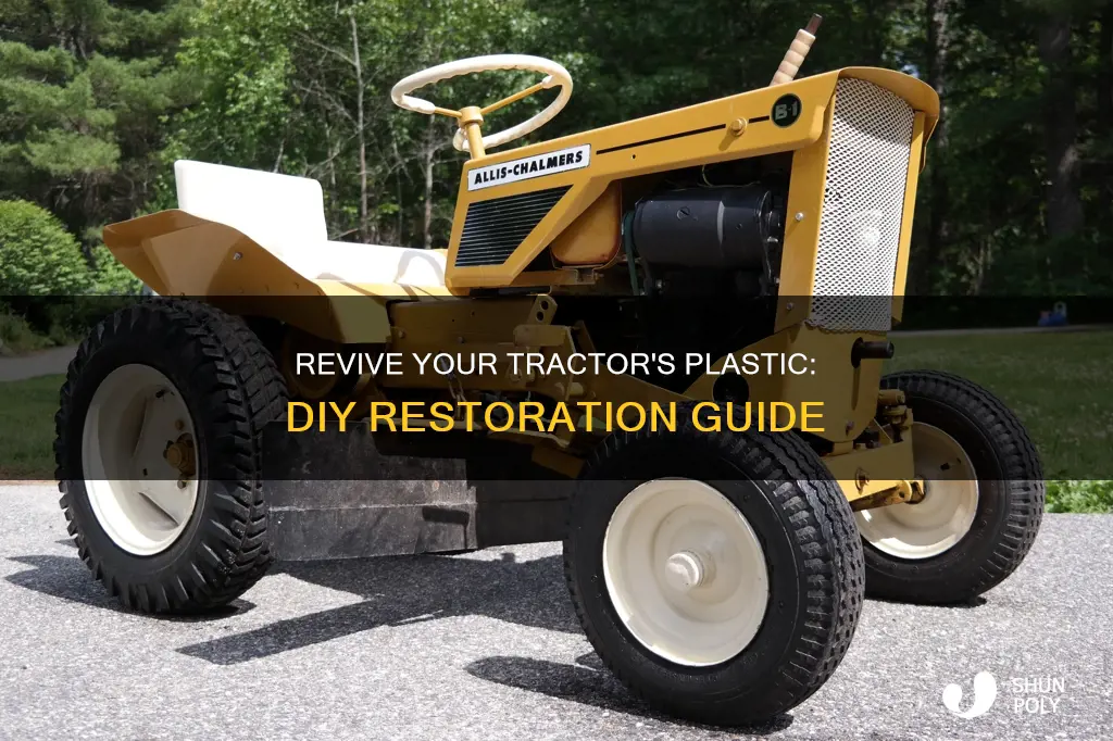 how to restore faded plastic on tractor