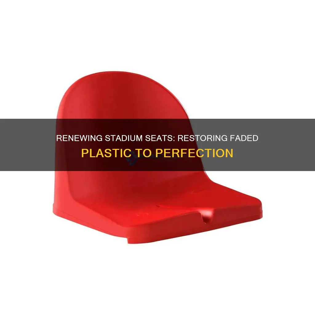 how to restore faded plastic stadium seat