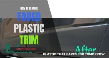 Restore Faded Plastic Trim: Easy DIY Tricks and Tips