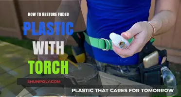Reviving Faded Plastic: Torch Treatment for a Fresh Look
