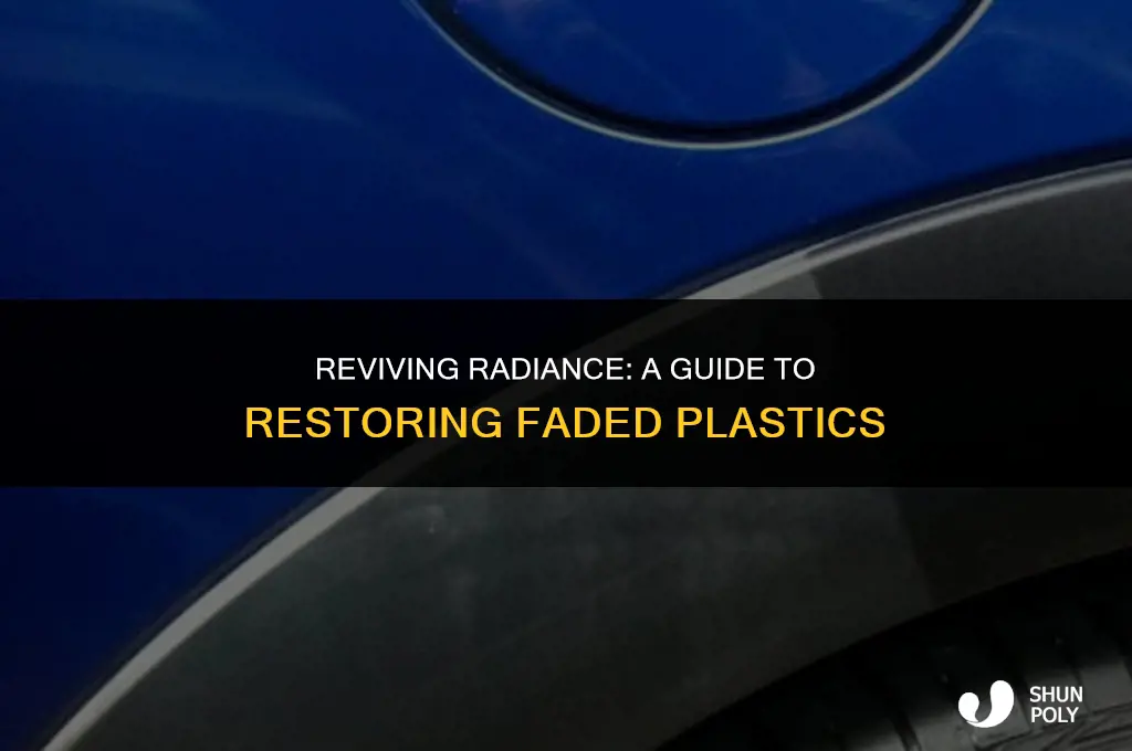 how to restore faded plastics