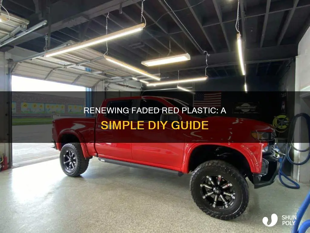 how to restore faded red plastic