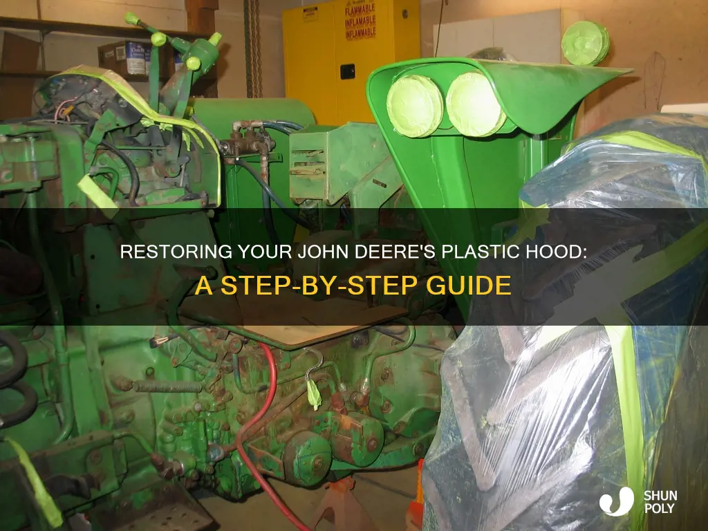 how to restore john deere plastic hood