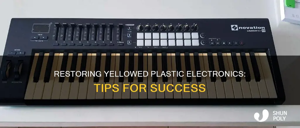 how to restore old yellow plastic electronics