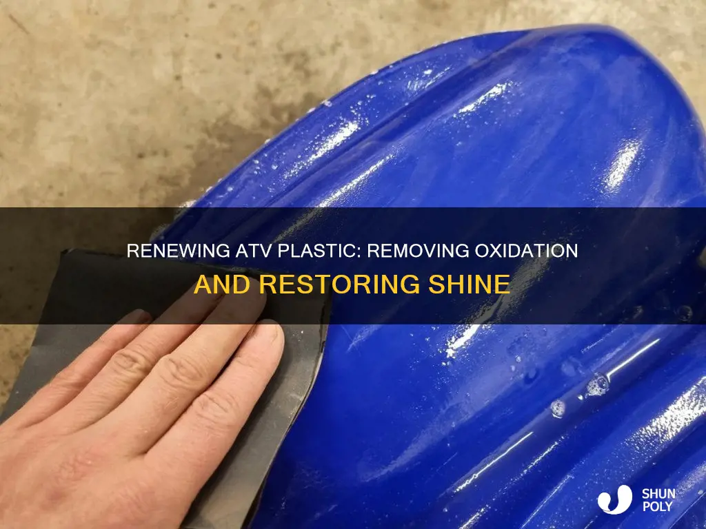 how to restore oxidized atv plastic