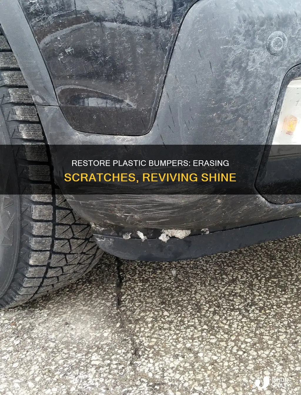 how to restore plastic bumpers scratches
