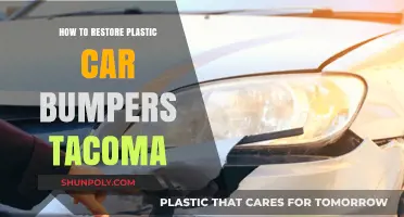 Restore Car Bumpers: Tacoma Plastic Bumper Repair