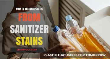 Sanitizer Stains on Plastic? Try This Restoration Method