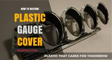 Reviving Plastic Gauge Covers: DIY Restoration