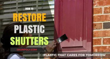 Reviving Your Plastic Shutters: A Comprehensive Restoration Guide