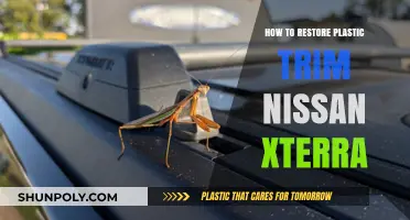 Reviving Your Nissan Xterra's Plastic Trim: A Step-by-Step Guide