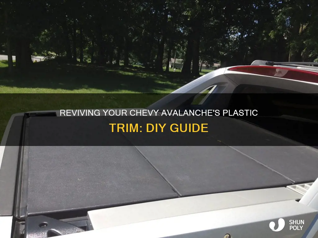 how to restore plastic trim on avalanche