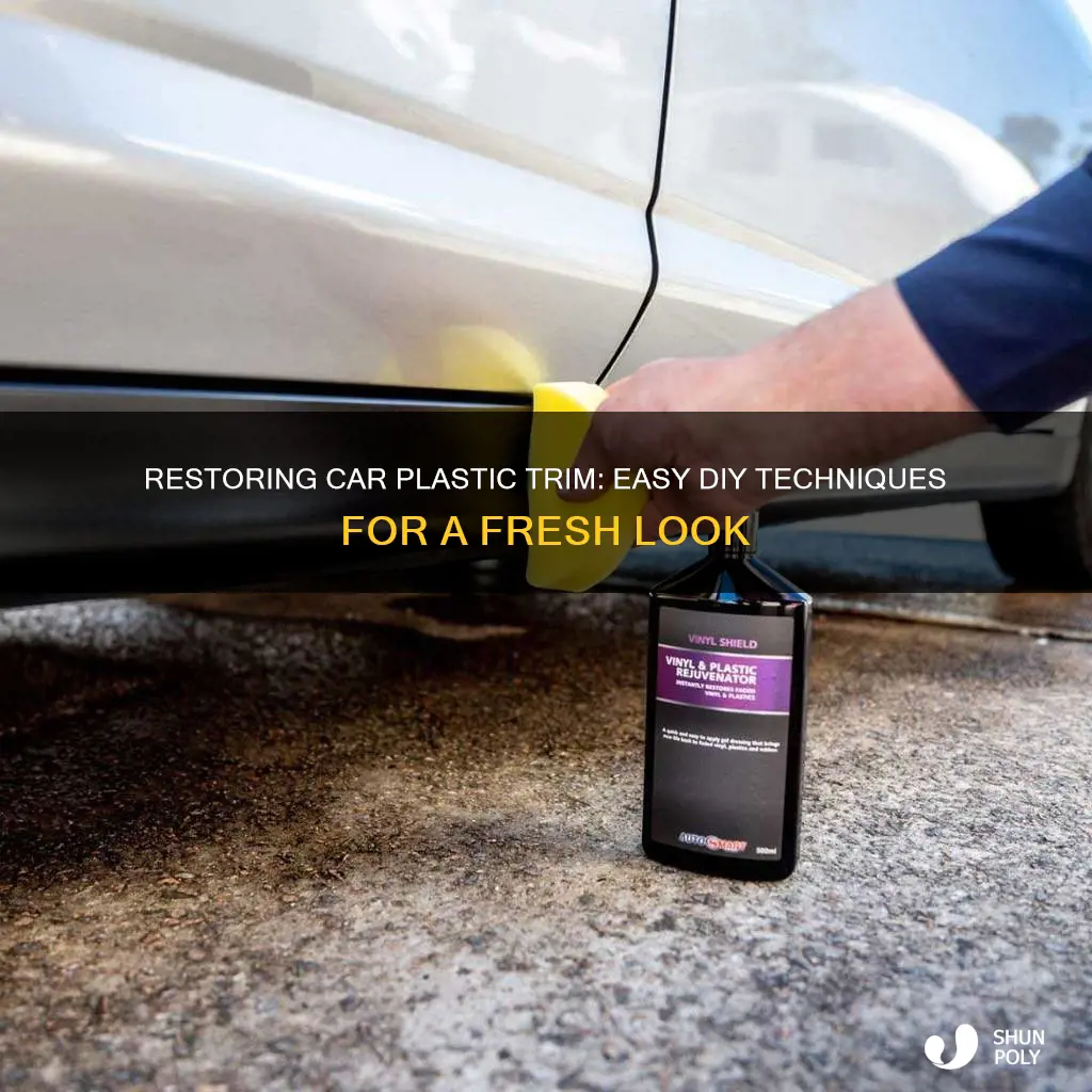 how to restore plastic trim on cars
