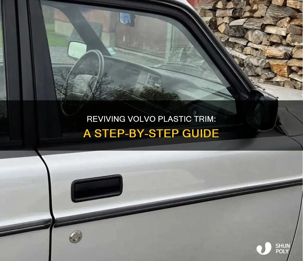 how to restore plastic trim on volvo