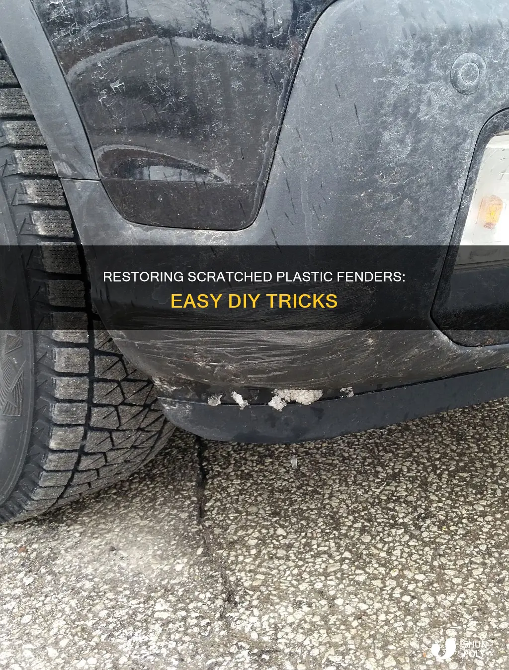 how to restore scratched plastic fenders