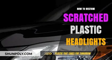 Renewing Plastic Headlights: Removing Scratches and Cloudiness