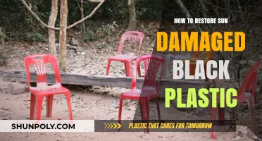 Reviving Sun-Damaged Black Plastic: Easy DIY Restoration