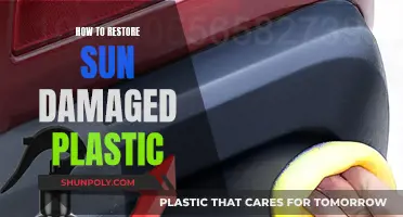 Restoring Sun-Damaged Plastic: Tips for Reviving Faded Plastic Goods