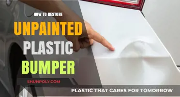 Restore Unpainted Plastic Bumpers: A Step-by-Step Guide