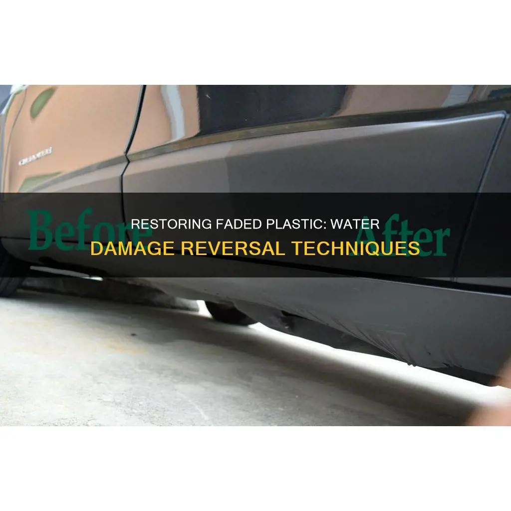 how to restore water faded plastic