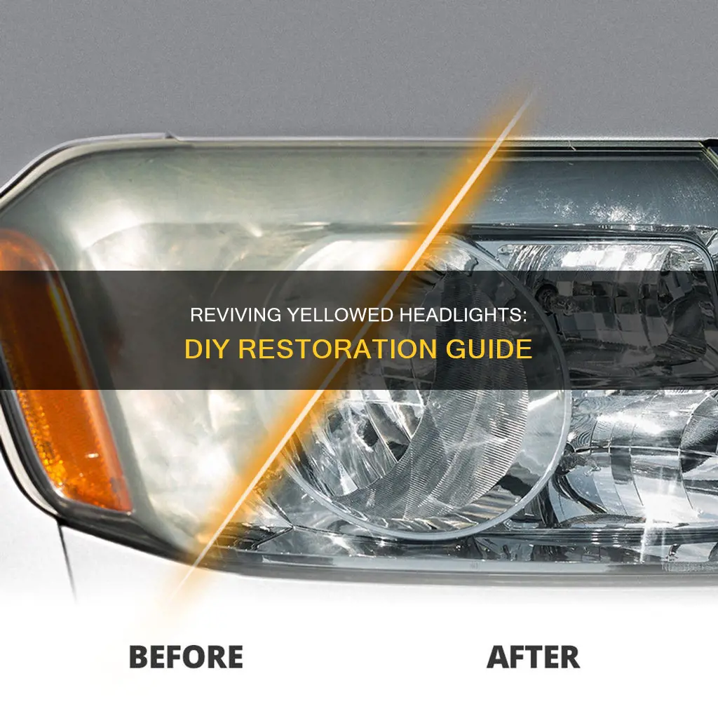 how to restore yellowed plastic headlights