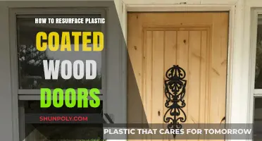Resurfacing Plastic-Coated Wood Doors: A Step-by-Step Guide