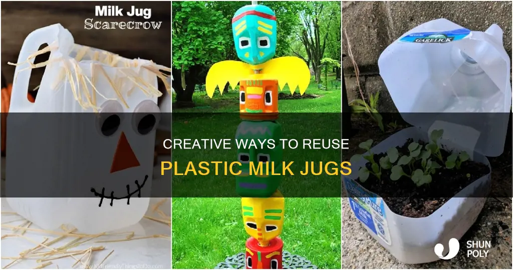 how to reuse a plastic milk jug