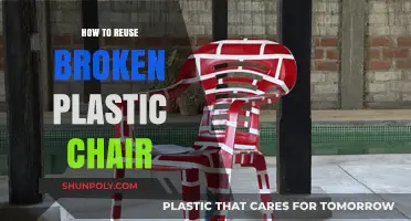 Creative Ways to Upcycle Broken Plastic Chairs