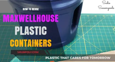 Creative Ways to Reuse MaxwellHouse Plastic Containers