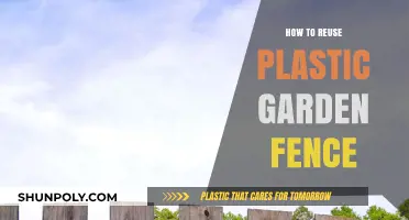 Creative Ways to Reuse Plastic Garden Fences
