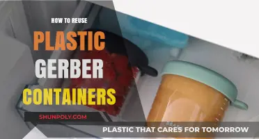 Creative Ways to Reuse Plastic Gerber Containers
