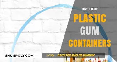 Creative Ways to Reuse Plastic Gum Containers
