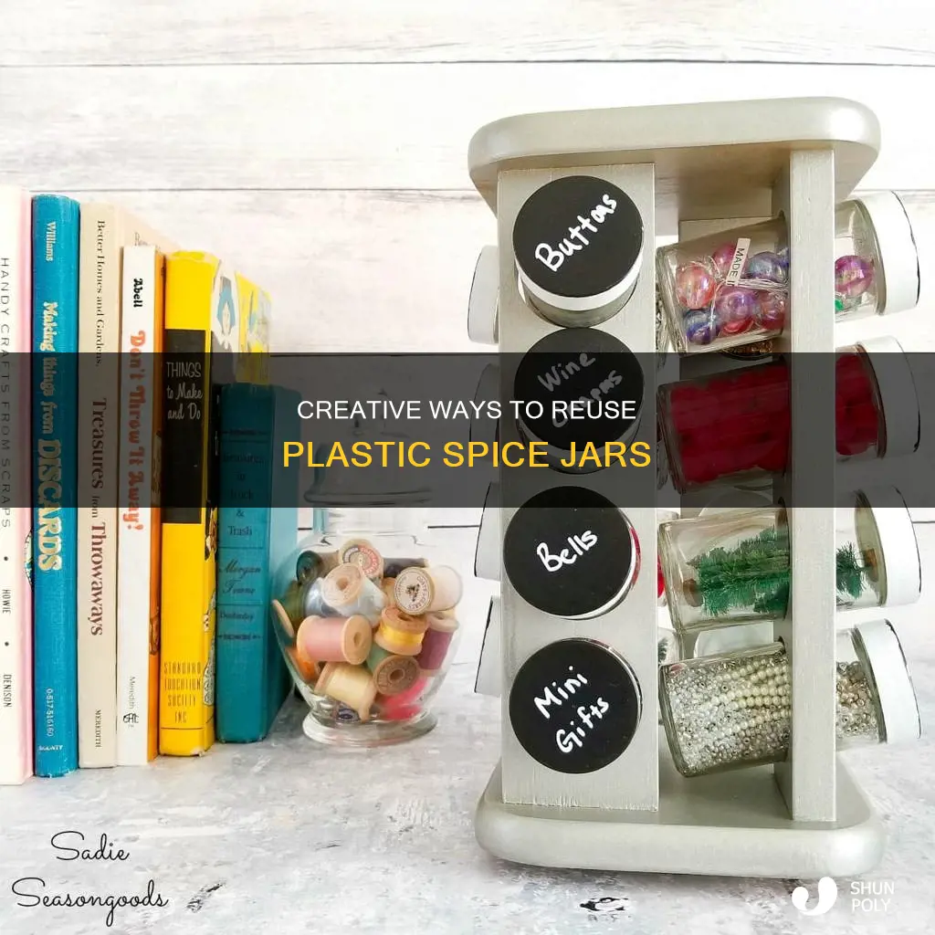 how to reuse plastic spice jars