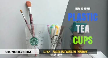 Creative Ways to Reuse Plastic Tea Cups
