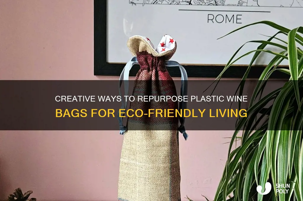 how to reuse plastic wine bags