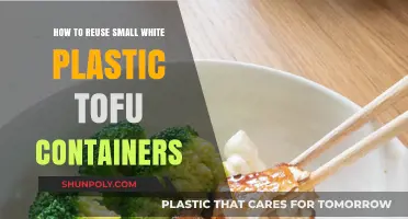 Creative Ways to Reuse Small White Tofu Containers