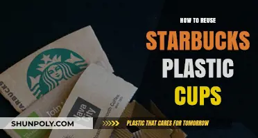 Creative Ways to Reuse Starbucks Plastic Cups