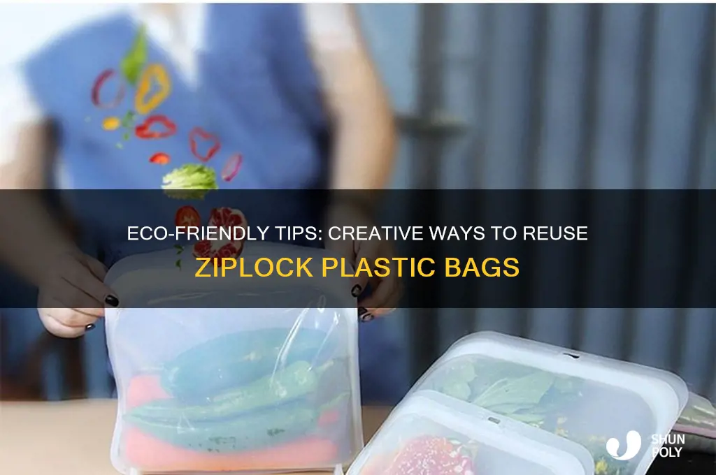 how to reuse ziplock plastic bags