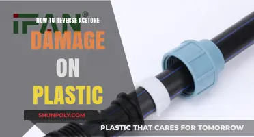 Repairing Plastic: Reversing Acetone Damage