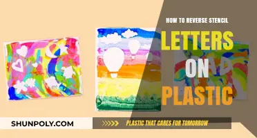 Stenciling Plastic: Reverse Lettering Techniques