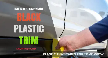 Reviving Automotive Black Plastic Trim: Easy DIY Tricks