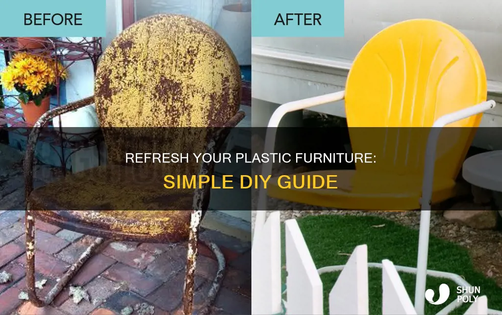 how to revive outdoor plastic furniture