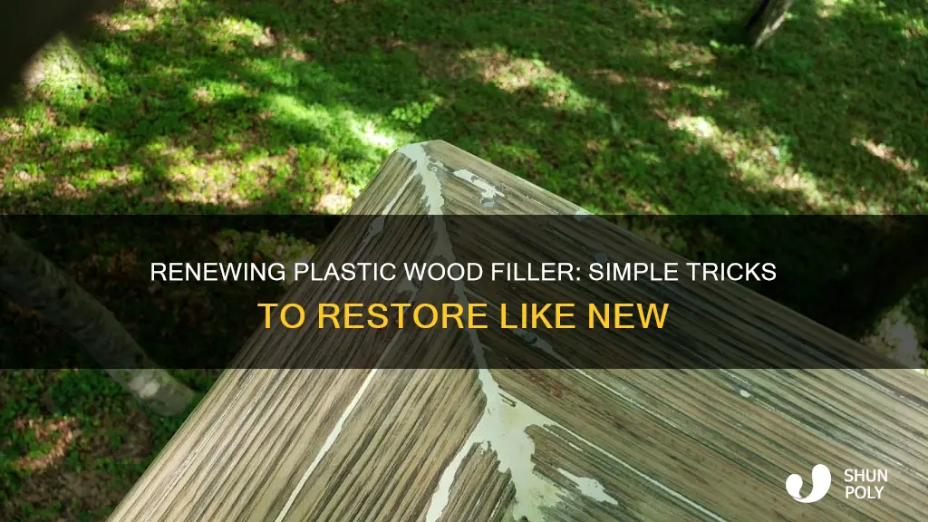 how to revive plastic wood filler