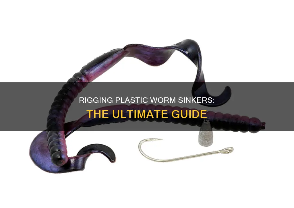 how to rig plastic worm sinker