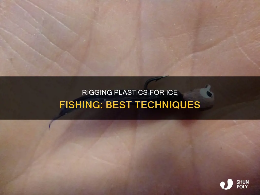 how to rig plastics for ice fishing