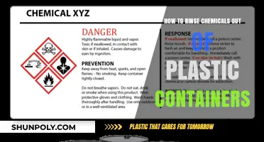 Rinsing Chemicals: Reuse Plastic Containers Safely