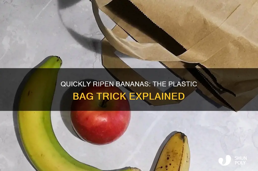 how to ripen bananas in a plastic bag