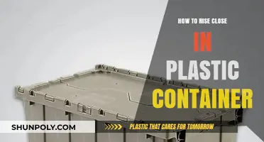 Rising Dough: Plastic Containers, Perfect Seal